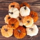 thumbnail image 1 of Calabazas Terciopelo Foam Diahom 12 pcs 2.7 in 6.9 cm, 1 of 3