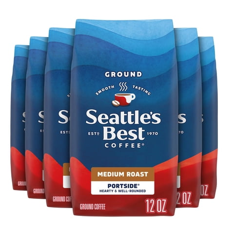 Seattle'S Best Coffee - Café Molido El Mejor Café Portside De Seattle, 6 X 340 G