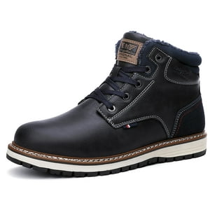 Botas De Invierno Arrigo Bello, Zapatos Casuales De Cuero Para Hombre