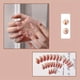 thumbnail image 1 of 24pcs Heart Design Press On Nails with Rhinestones - Long Coffin Fake Nails for Women, Girls, and Men - Full Glue On Acrylic Artificial Nails for Manicure Art Decorations, 1 of 3