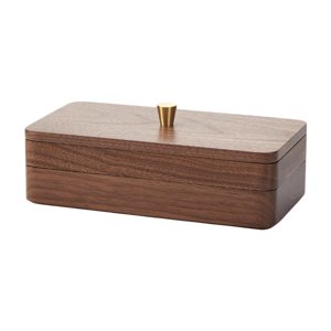 Magideal - Joyero De Madera, Estuche De Exposición Para Joyería, Caja De Almacenamiento De Joyería De Gran Capacidad, Caja Organizadora Para Anillos, Collares Y