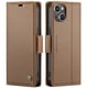 thumbnail image 1 of For IPhone 14 13 12 11 Pro Max XR XS Max Case With Card Holder,Wallet Case For Women Men With RFID Blocking, Durable Leather Kickstand Shockproof Case, 1 of 3