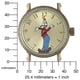 thumbnail image 5 of Reloj Vintage Analog Quartz Para Adulto Oro Envejecido, 5 of 7
