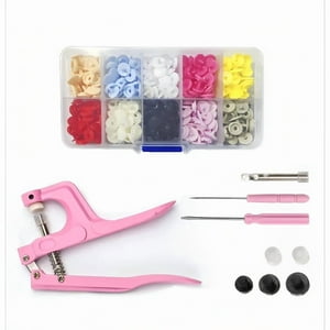 Genérico - Pinza Remachadora Para Broches Plasticos Snap + 100 Broches