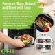 thumbnail image 5 of Recipientes de vidrio para preparación de comidas FIT Strong & Healthy, 4 x 800 ml, 5 of 7
