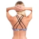 thumbnail image 2 of Bikini peto cruzado estampado blanco Talla L, 2 of 4