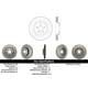 thumbnail image 2 of Disco Freno para auto Audi A4 Quattro 2009-2016 Delantero, 2 of 2