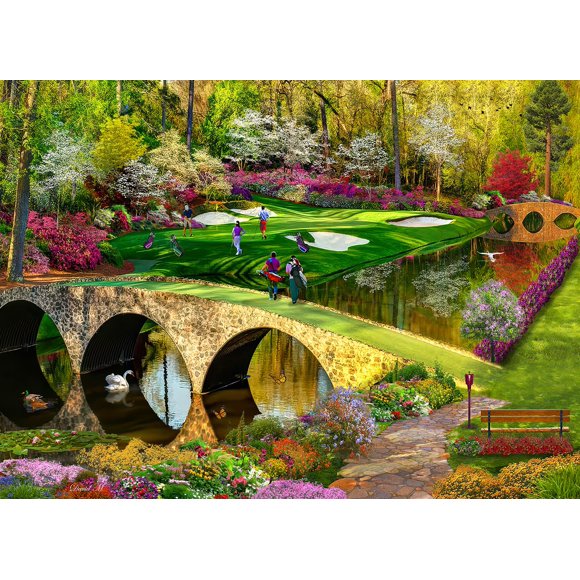 Rompecabezas de 1000 piezas con temática de golf – Vermont Christmas Company