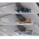 thumbnail image 5 of Soporte magnético de cuero para gafas de sol, clip para colgar gafas en la visera del coche, apto para gafas de diferentes tamaños, gris, 1 paquete, 5 of 5