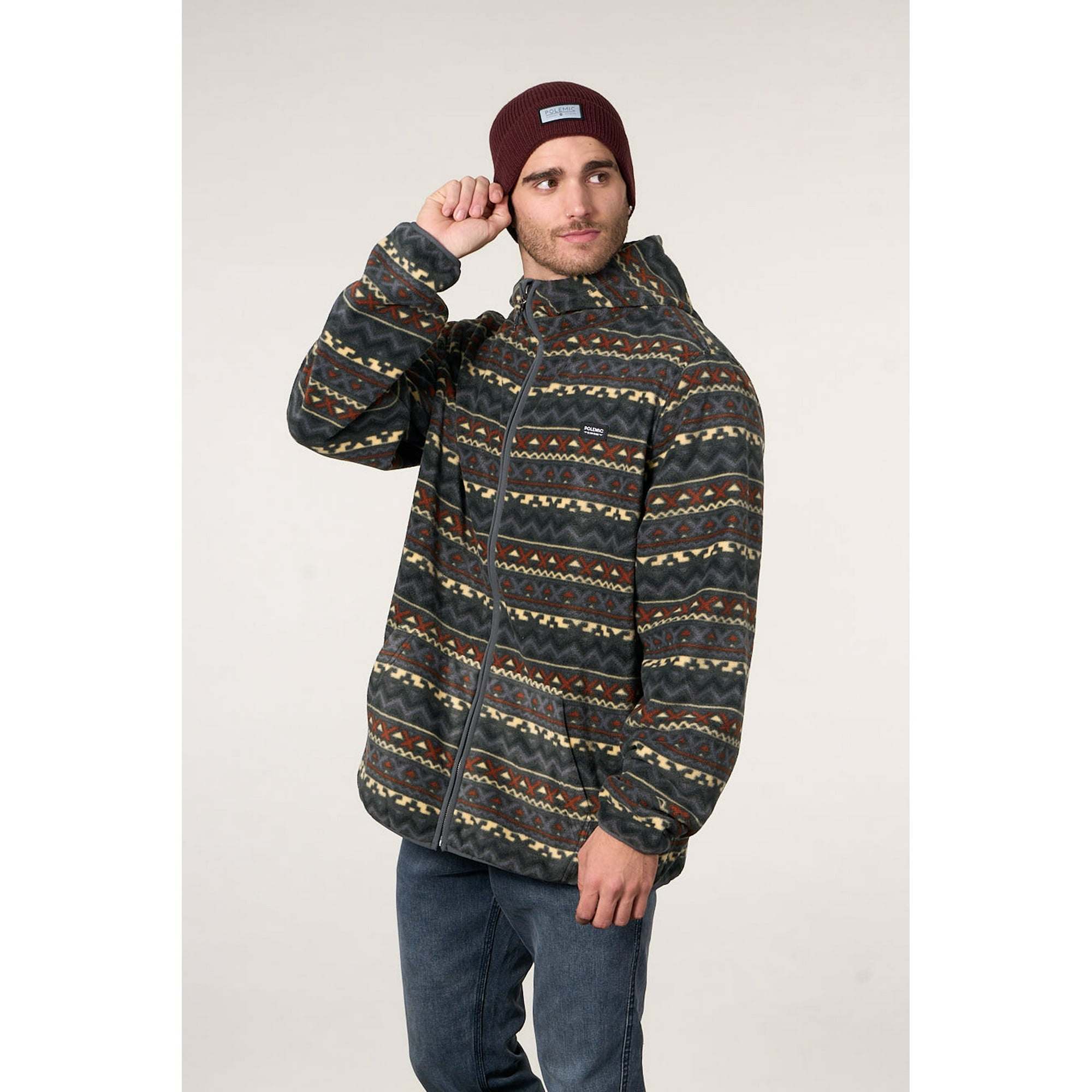 Polemic - Poleron Micropolar Cierre Y Gorro 8709