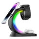 thumbnail image 1 of Estación de Carga Inalámbrica, 6-Color RGB Light 15W Fast Magnetic Wireless Charger Stand For Apple Multiple Devices-Negro, 1 of 7