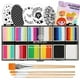 thumbnail image 1 of Kit de pintura facial Bowitzki profesional de 12 x 10 g con plantillas, 1 of 3