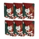 thumbnail image 2 of Pack 6 fundas de respaldo de sillas navidad con pompón 25n8, 2 of 3