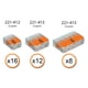 thumbnail image 3 of Surtido de conectores de cables WAGO 221 Lever-Nuts, 36 piezas, 3 of 7