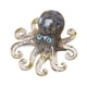 thumbnail image 5 of Figura De Pulpo De Grava De Cristal, Animal Marino Coleccionable Para El Hogar, Sala De Estar, Labradorita, 5 of 5