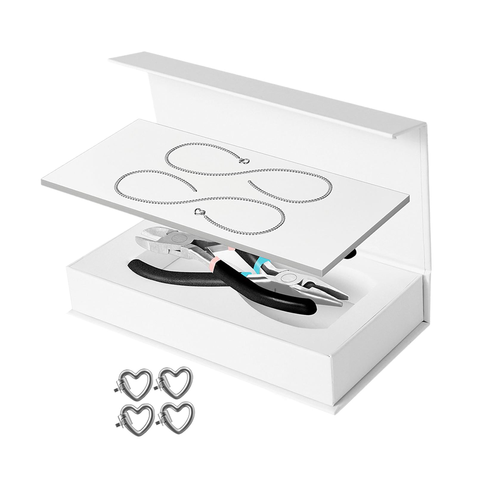 Ioensy - Kit De Pulsera Permanente Fabricación De Pulseras Para Parejas Para El Día De San Valentín De Verano 1 Par De Plata