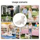 thumbnail image 5 of Poncho de lluvia para perro BUBBLE-FLY Talla Mediana Transparente 4-8 lb (1,8-3,6 kg), 5 of 9