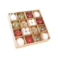 Bothyi - 30 Piezas De Adornos Para Árboles De Navidad, Regalo De Decoración Navideña Para Restaurante, Hotel, Oficina, Color Rojo