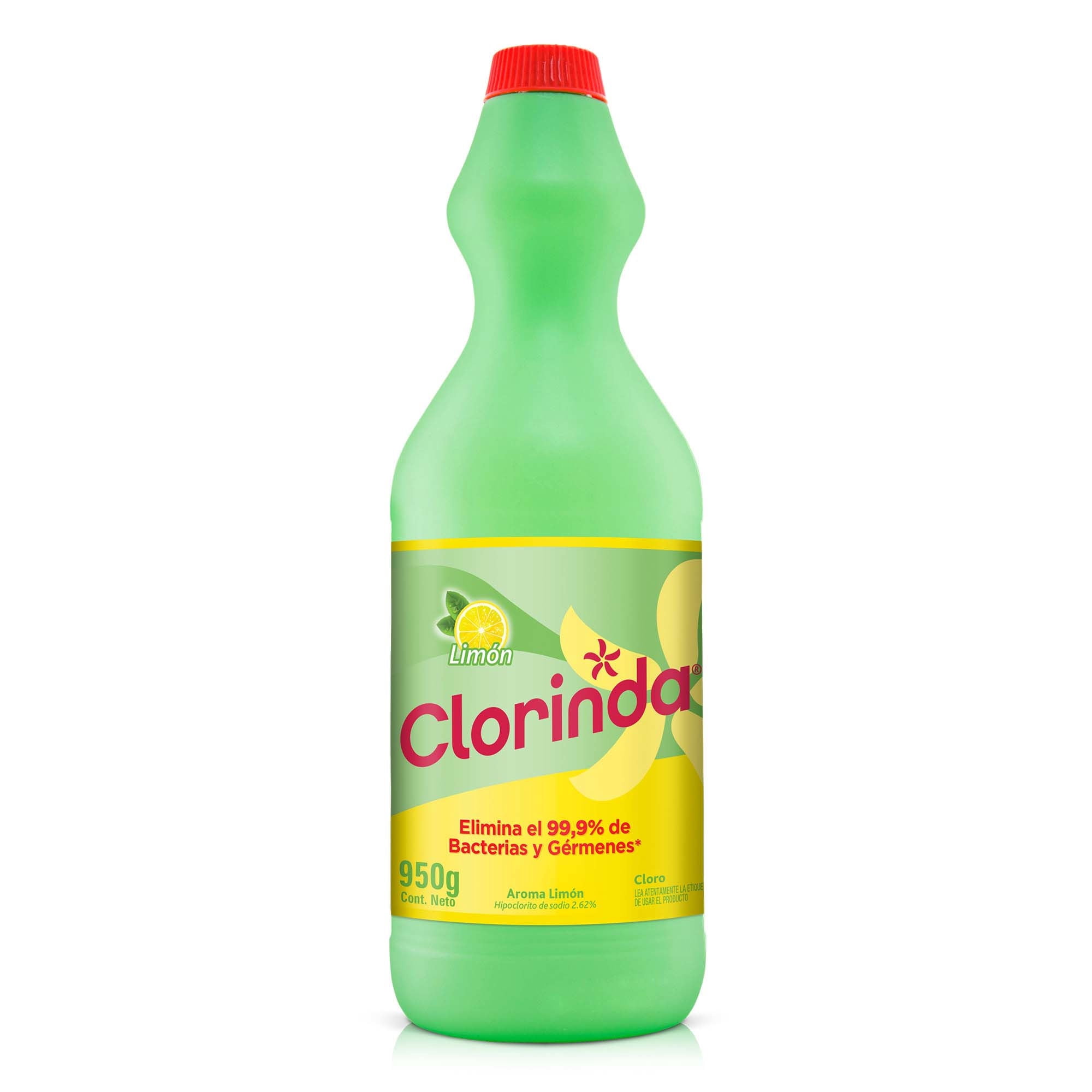 Cloro Líquido Limón Botella 950 ml Clorinda