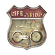 thumbnail image 1 of Letrero Vintage Led Life Is A Ride, 1 of 2