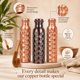 thumbnail image 4 of Juego de 3 botellas de cobre de 950 ml The Wooden Town + cepillo, 4 of 9