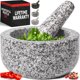 thumbnail image 1 of Mortero y Mano Priority Chef 16 cm Granito Blanco, 1 of 9