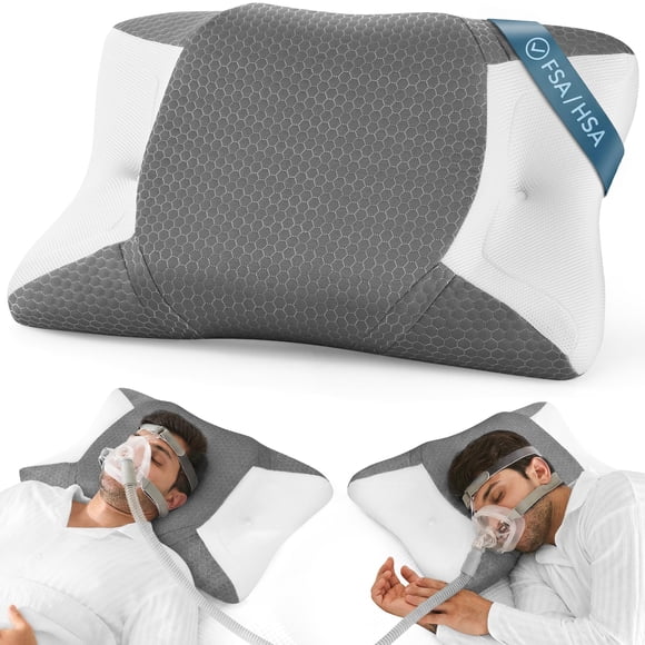 Almohada Posicionadora para CPAP Elviros de Espuma Viscoelástica con Efecto Refrescante