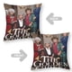 thumbnail image 2 of Las Chicas de Oro Fundas de almohada de terciopelo con tema, regalos de funda de almohada, decoración para el hogar, cojín de lanzar, regalo de cumpleaños para fans y parejas. 45cm x 45cm., 2 of 6