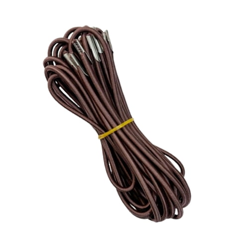 Magideal - 4X Silla De Patio, Cordón Elástico De Reemplazo De Cordón, Silla De Puenting En El Patio Trasero, Patio De Césped, Silla De Reparación De Cuerdas De Marrón