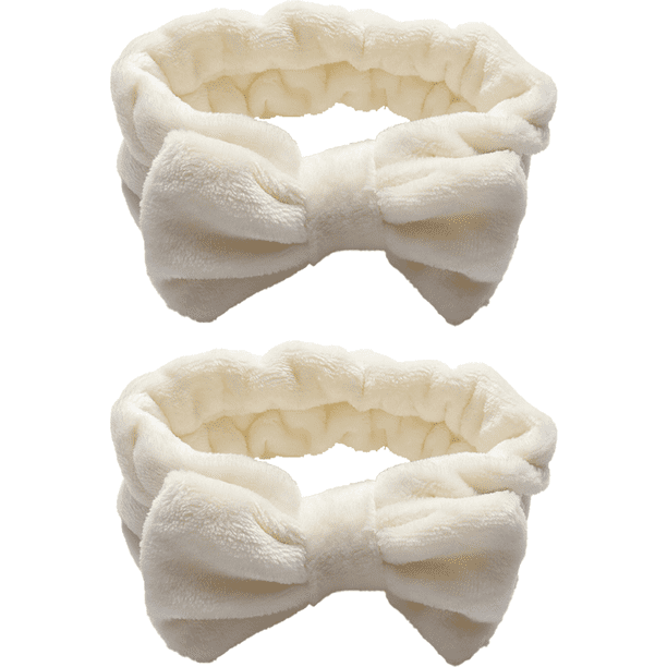 Diademas de belleza para mujer, extra suaves y ultraabsorbentes, cómodas para lavar el maquillaje, la ducha, el cuidado facial, el spa, banda gruesa para el cabello para niñas.
