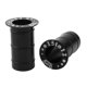 thumbnail image 3 of Adaptador del asiento del asiento de conversión del eje delantero del cubo de la bicicleta de 2 piezas de 15 mm a 12 mm negro, 3 of 3