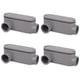 thumbnail image 1 of Cuerpo de conduit CKVIHAV tipo LR de PVC de 3/4 pulgada con tapa y empaque, 1 of 7