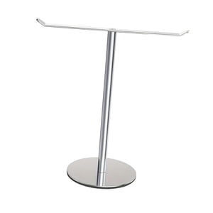 Bothyi - Toallero Vertical, Soporte Para Joyas, Toallero Para Encimera De Inodoro, Hotel, Color Plata