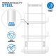 thumbnail image 3 of Dispensador de guantes Stock Your Home Triple White Metal, 3 of 7