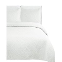 Genérico - Quilt De Verano Dos Plazas Unicolor Fresco E3