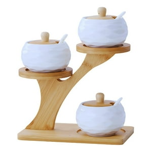 Genérico - Juego Frasco Escalonado Organizador Contenedor Soporte Jhn