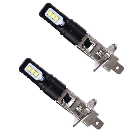 Ioensy - Pack De 2 Bombillas Led Antiniebla Para Coche H1/H3 60W 6000K Haz Blanco Apto Para Coche H1