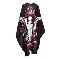 Ioensy - Capa De Peluquero Grande, Antiestática, Ajustable, Para Uso Doméstico O En Salón.