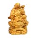 thumbnail image 2 of Laughing Buddha Sit On Money Estatua De Rana Para Decoración De Mesa Dorada, 2 of 5