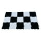 thumbnail image 4 of 15 Piezas 1:12 Alfombrilla De Empalme Para Casa De Muñecas Modelo Suave Alfombras Para Balcón Dormitorio Negro Blanco, 4 of 5