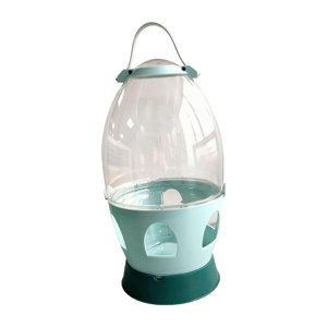 Genérico - Dispensador De Agua Para Palomas, Comedero Para Pájaros, Bebedero Para Loros, Palomas, Periquitos, 4 L, Verde, 32,5 Cm X 21 Cm