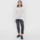 thumbnail image 4 of Sweater Mujer Cinta Color Blanco Corona, 4 of 5