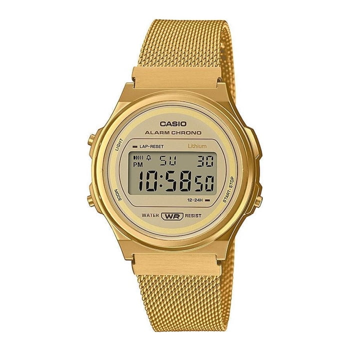 Reloj Digital Dorado Casio A-171wemg-9a