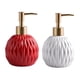 thumbnail image 2 of Dispensador De Jabon De Ceramica Reutilizable Para Ducha Color Blanco Rojo 2 Piezas, 2 of 5