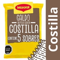 Caldo En Polvo Sabor Costilla (5 Sobres) Bolsa 35 G Maggi