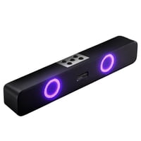 N-Ofertas - Parlante Barra De Sonido Portátil Recargable Luces Rgb Blth