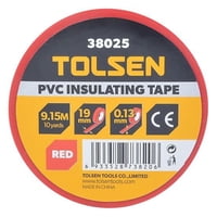 Tolsen - Huincha Aisladora 9.15Mts Roja