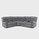 thumbnail image 2 of Sofá Seccional Reclinable Moderno Gris 5 Cuerpos + Consola Castle, 2 of 14