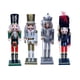 thumbnail image 1 of 4 Piezas De Figuras De Cascanueces De 12 Pulgadas, Figuras Decorativas De Navidad, Decoración Hecha A Mano, Estilo L, 1 of 5