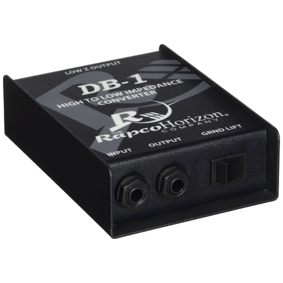 Caja directa pasiva Rapco Horizon DB-1 con Hi-Z de 1/4 pulgadas a XLR